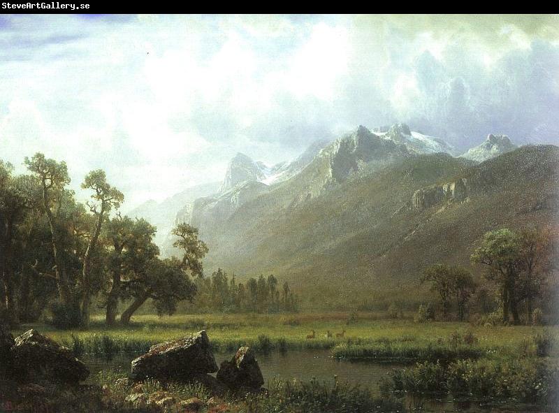 Albert Bierstadt The Sierras near Lake Tahoe, California